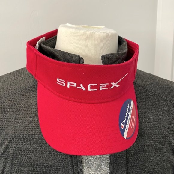 Champion Accessories - Champion - Washed Cotton Visor (W/SPACEX LOGO)